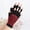 black red, variant on 1Pair Black Stripe Half Finger Fingerless Gloves for Women and Men Knit Wrist Cotton Winter Warm Outdoor Gothic Lolita Mittens Bienvenu Unisex Stretchy Fingerless Hand Warmer Skeleton Gloves