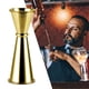 thumbnail image 4 of Herramienta de vertedor de de cóctel de acero inoxidable Barra de utensilios de bar Essentials dor de bebidas profesional de doble cabeza Oro 1 2 Sunnimix  batidor de coctéles, 4 of 8