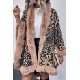 thumbnail image 3 of KRE Prime Women Leopard Open Front Poncho, 3 of 17