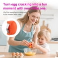 thumbnail image 3 of Abridor de cáscaras de huevo, cascanueces ergonómico, pelador de huevos multifuncional para cocinar, hornear, cocina, removedor de cáscaras de huevo, 3 of 8