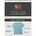 thumbnail image 3 of Fruit of the Loom Women's Crafted Comfort Artisan V-Neck T-Shirt, 3 of 6
