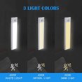 thumbnail image 2 of Fiudx Liquidación de ahorros de otoño Luz LED de detección de cuerpo humano para hogar inteligente, luz de gabinete inalámbrica, luz de inducción magnética con carga USB y luz de armario autoadhesiva, 2 of 6