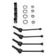 thumbnail image 5 of Eje de transmisión RC Acero duro Resistencia al desgaste Eje de transmisión CVD RC para Traxxas Maxx para WideMaxx y otros autos 1/10 RC Negro, 5 of 10