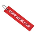 thumbnail image 2 of Runquan Portable Key Chain Key Fob Embroidery Car Key Holder for Adults and Children Red, 2 of 7
