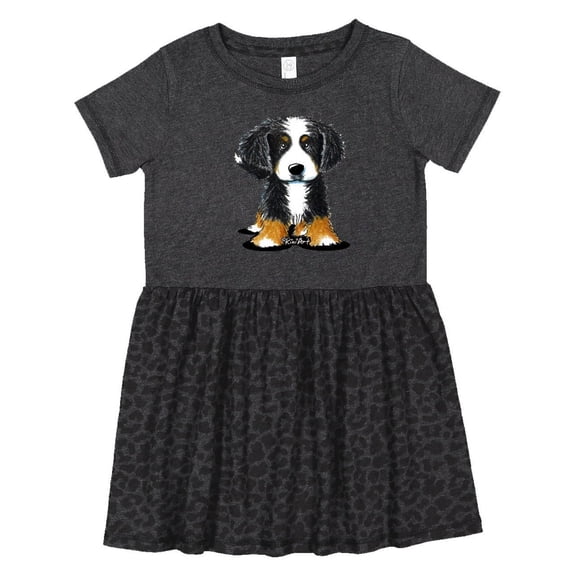Inktastic Bernese Mountain Dog Girls Toddler Dress