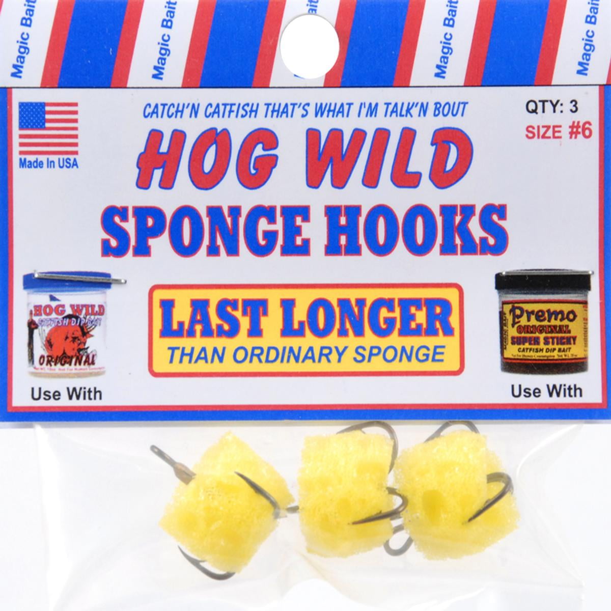 Magic Bait Co. Mb Sponge Hooks Sz 6 2248