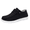 Black, variant on Thick Cushion Travel Shoes, Ribbed Texture Fabric Casual Loafers Men Outdoor Strolling, Minimalist Slip On Cord Elastic Travel Sneakers, Thick Cushion Sole Leisure Footwear, Coffee 8