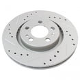 thumbnail image 5 of Geelife Posi Metallic Brake Pad Performance Drilled Slotted Rotor Front & Rear, 5 of 13