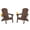Coffee, variant on PETGLE Folding Adirondack Chairs with Cup Holder-Wood Texture, HDPE All-Weather Plastic Fire Pit Chair, Lawn Chair for Outdoor Porch Garden Backyard