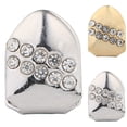 thumbnail image 2 of Single Teeth Grillz Cap Set Decorative Bottom Grill Rhinestone Top Teeth Grillz, 2 of 10