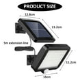 thumbnail image 2 of Projecteurs Solaires Extérieurs, Design Divisé pour une Installation Flexible, Spots Solaires LED avec Panneau Solaire Séparé et Angle Réglable, Éclairage Étanche Crépuscule à l'Aube pour Intérieur et Extérieur, 2 of 5