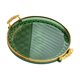 thumbnail image 5 of Bandeja redonda para servir, decorativa, multiusos, para exhibir pasteles y almacenar alimentos. Verde, 5 of 9