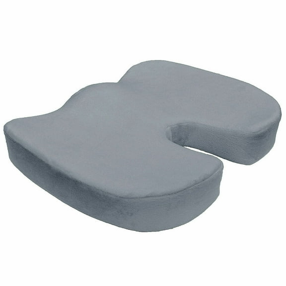Non Slip Memory Foam Coccyx Orthopedic Seat Office Chair Cushion Pain Relief Gra