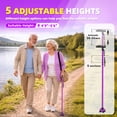 thumbnail image 6 of BigAlex Folding Cane with LED Light, Pivoting Quad Base, Adjustable Lightweight Walking Cane with Carrying Bag for Seniors, Men and Women, 6 of 8