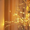 thumbnail image 3 of Árbol de Navidad de abedul SANJICHA de 4 pies con 96 luces LED, paquete de 2, 3 of 6