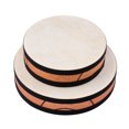thumbnail image 4 of 10 Inch Ocean Drum Wooden Handheld Ocean Wave Drum Percussion Instrument Soft Ocean Wave Sound Musical Toy Children's Gift, 4 of 8
