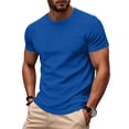 thumbnail image 3 of T Shirts for Man Short Sleeve Crew Neck T Shirts for Men Plain Tshirts Quick Dry Tee Casual Athletic Muscle Tshirt, 2XL, 3 of 7