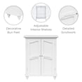 thumbnail image 4 of Teamson Home Versailles Freestanding Two-Door Floor Accent Cabinet, White, 4 of 10
