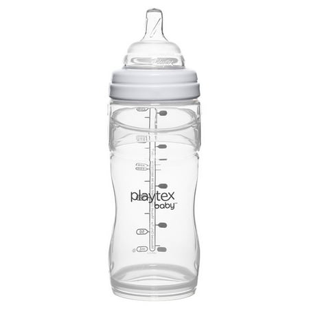 Playtex Baby Nurser with Drop-Ins Liners Baby Bottle, 8 Oz, 3 (Best Breast To Bottle Feeding Bottles)