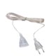 thumbnail image 1 of Thin Extension Cable, 10 Feet Transparent Power Cable, 220V Lightweight Extender, 1 of 5