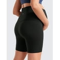 thumbnail image 2 of CRZ YOGA Womens Butterluxe Maternity Biker Shorts Pregnancy Yoga Workout Leggings 6", 2 of 7
