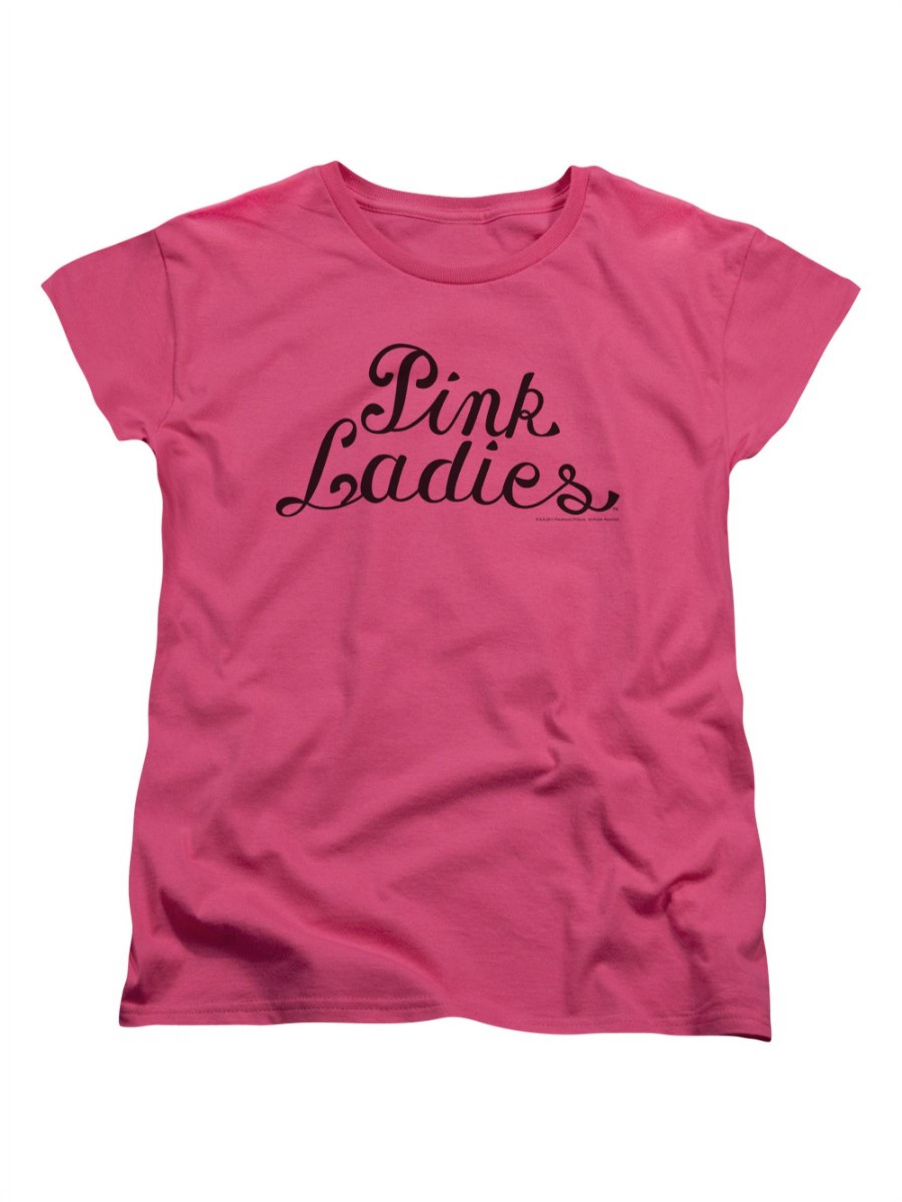 Grease Musical Romantic Comedy Pink Ladies Classic Logo Women's TShirt