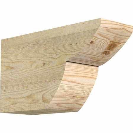 6"W x 10"H x 18"L Crestline Rough Sawn Rafter Tail, Douglas Fir