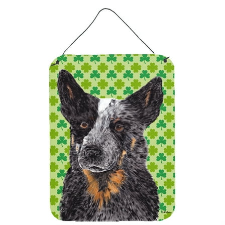 Australian Cattle Dog St. Patricks Day Shamrock Wall or Door Hanging Prints