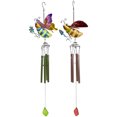 thumbnail image 6 of Northlight Pink and Green Bees Outdoor Garden Windchimes - 30" - Set of 2, 6 of 7