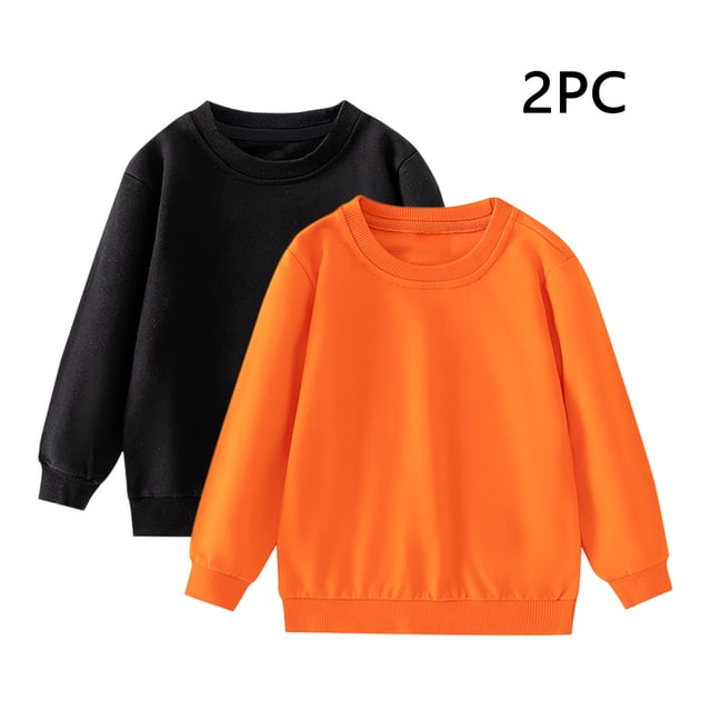 YUNAFFT Blouse à Manches Longues pour Filles Imprimé Floral Col Rond Coton Confort Extensible Tenue Décontractée 4-12 Ans
