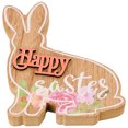 thumbnail image 4 of CIMAXIC easter Easter Table Sign Easter Bunny Table Wood Sign Happy Easter Table Centerpiece,5.91"X4.72"X0.79", 4 of 5
