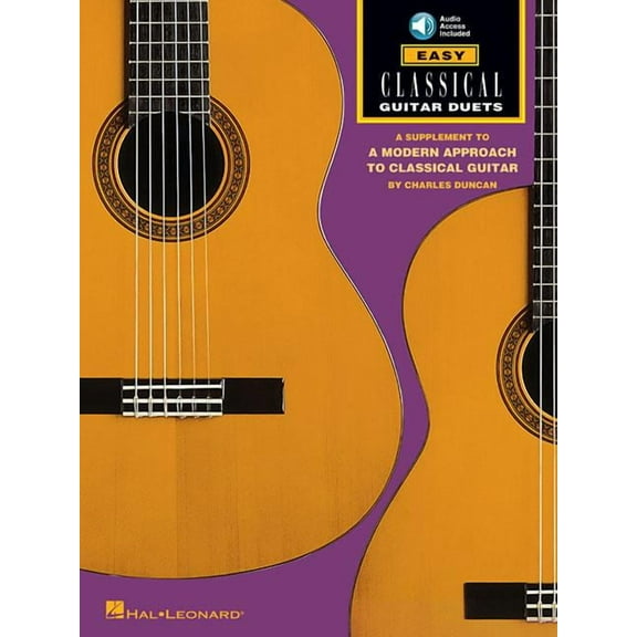 Easy Classical Guitar Duets Book/Online Audio, (Paperback)