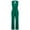 Green, variant on Odeerbi Women Jumpsuit Rompers Overalls Trendy Bandage Solid Cold Shoulder Suspender Cami Pants Zipper Jumpsuit Green