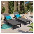 thumbnail image 7 of KioJJp Lounge Chairs for Outside Patio Waterproof Resin Chaise Lounge Outdoor Adjustable Lounge Chairs Set of 2 Pool Chairs Sun Loungers for Deck, Poolside and Beach (Black), 7 of 7