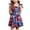 A1-Light Blue, variant on 4th of July Kids Outfit Toddler Girls Dresses Baby Independence Day Dress Children Girls' American Flag Print Clothes 1T 2T 3T 4T 5T 6T (Sizes 5-6 Years,Navy)
