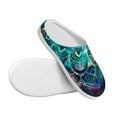 thumbnail image 3 of Lsque Watercolor Mandala Pattern Womens Comfort Cotton on Scuff With Memory Foam and Anti-skid Sole Slipper-39/40, 3 of 7