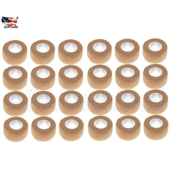 500 Self Adherent Cohesive Wrap Bandages 1 Inch X 5 Yards