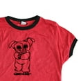 thumbnail image 3 of Gremlins Gizmo Junior Women's Red/Black Ringer T-Shirt Plus Size 2XL, 3 of 4