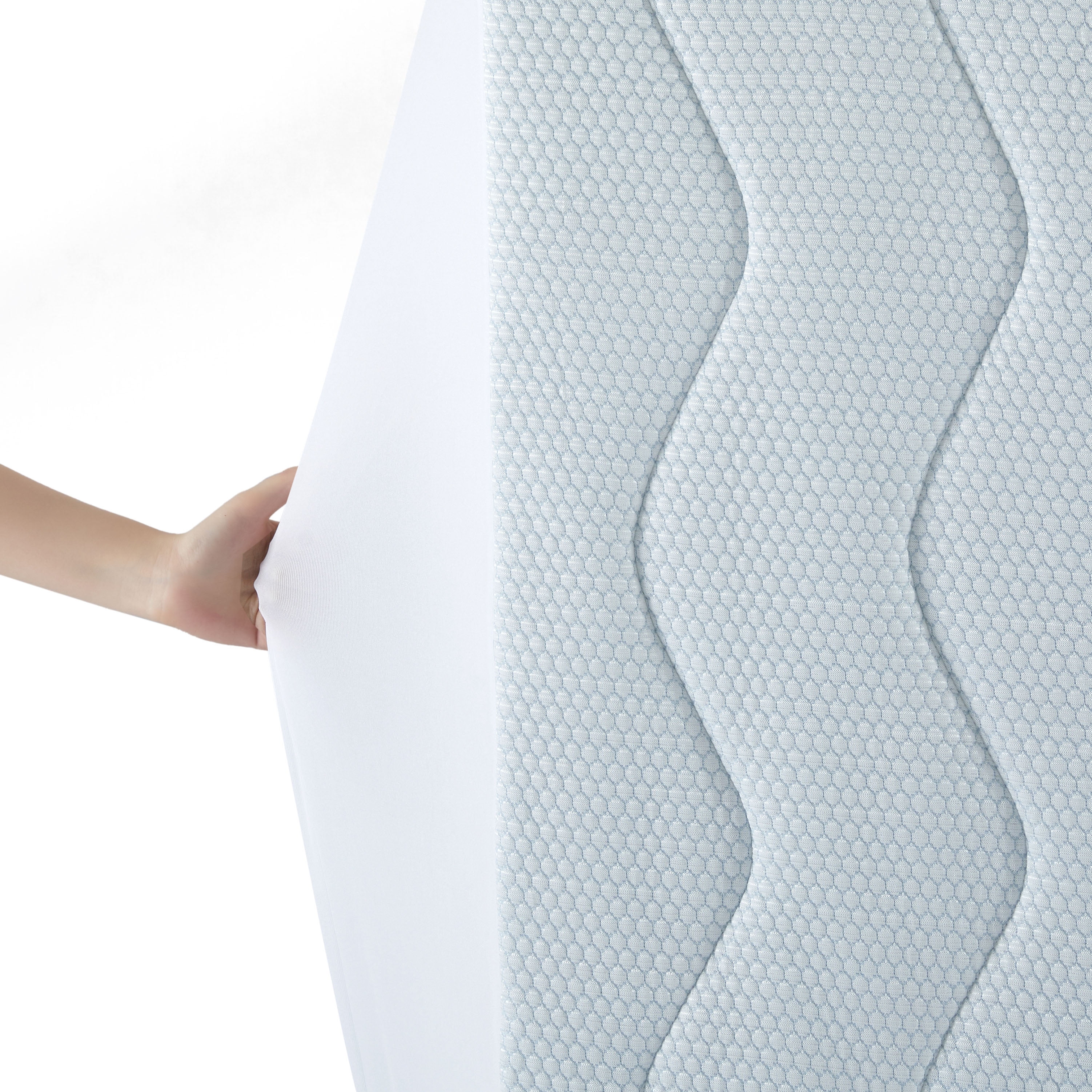Serta Sleeptrue Cool Loft Mattress Pad, Twin Size, Cooling Technology, Hypoallergenic, Antimicrobial Protection