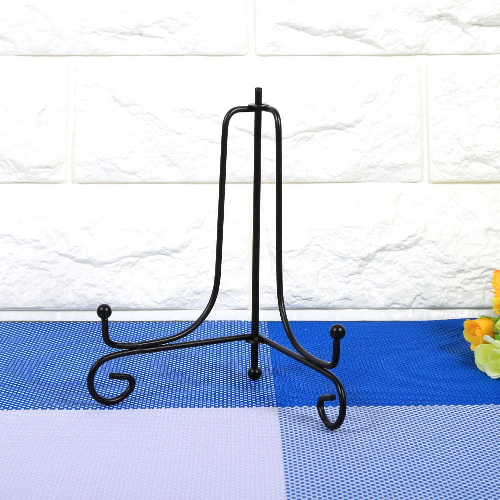 4/6/8/10/12inch Black Iron Picture Display Stand, Iron Easel Photo