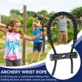 thumbnail image 3 of Archery Wrist Bow Sling Archery Equipment Adjustable Compound Wrist Rope Strap Cord Shooting Target Archery Wrist Rope Bow Sling Strap for Compound Bow Stabilizer Recurve, 3 of 5
