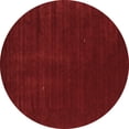 thumbnail image 1 of Ahgly Company Indoor Round Abstract Brown Contemporary Area Rugs, 8' Round, 1 of 4