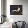 thumbnail image 3 of ONETECH Beauty Spa Treatment Room Wall Decor, Canvas Prints Zen Stones Candles Towel Relax Concept Pictures, Massage Room Bathroom Wall Decoration 20x16 inch, 3 of 4