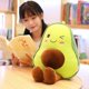 thumbnail image 3 of Juguetes de peluche de aguacate kawaii de 30 a 85 cm, muñeco suave de peluche verde, almohadas para abrazar, lindos dibujos animados, regalos de Navidad para la decoración de la habitación de los ni, 3 of 4