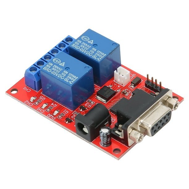 Relay Module Delay Relay Relay Module 4A Serial Port Control 2Channel Capacitor Filter