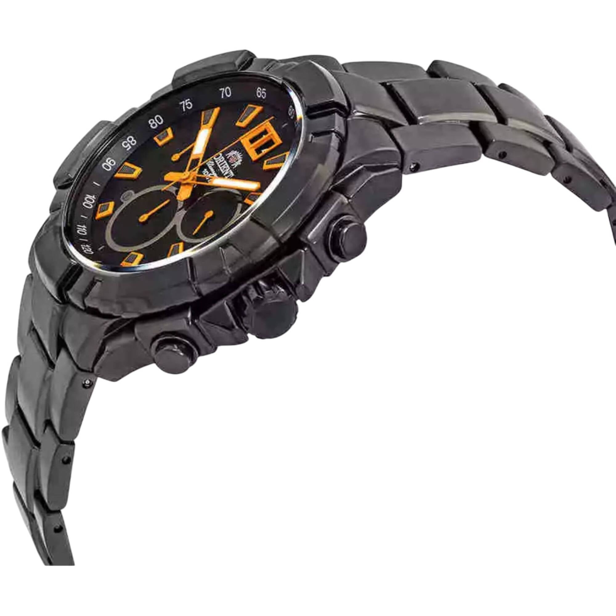 ORIENT マコペプシー ORIENT Mako RN-TX0201L Chronograph Solar Watch Pepsi Bezel Blue