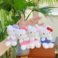 thumbnail image 3 of FeiKong Sanrio Cartoon Anime Kt Cat Pendant Fashion Plush Toy Doll Keychain Creative Backpack Decoration Accessories Children Gifts, 3 of 6