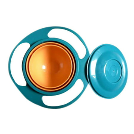 MarinaVida Baby Infant Feeding Bowl Universal 360°Rotate Spill-Proof Bowl