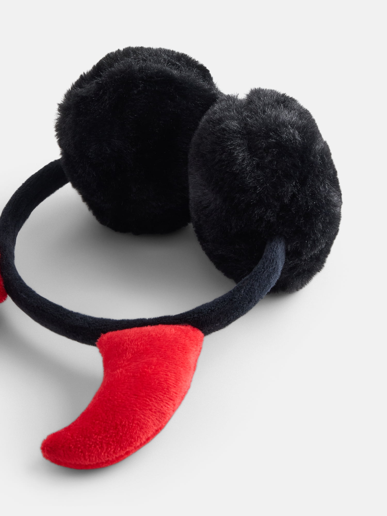 Halloween Women’s Devil Earmuffs from Way to Celebrate, Black/Red