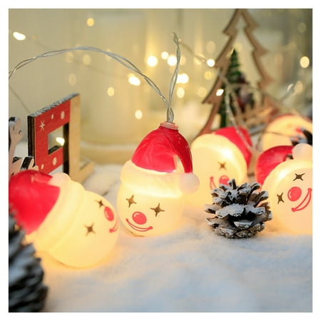 

LED Christmas Lights 2D / 3D Xmas Themed Pendant String Lights Seasonal Décor Ornaments 2 meters 10 LEDs K
